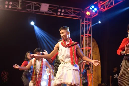 ICFAI University Tripura dance cultural