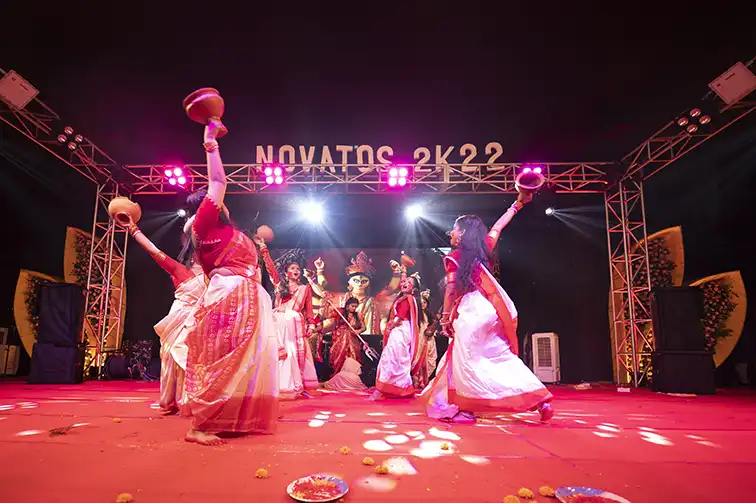 ICFAI University Tripura Novatos Freshers Welcome Party cultural dance