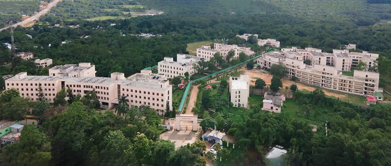 ICFAI University Tripura ariel view