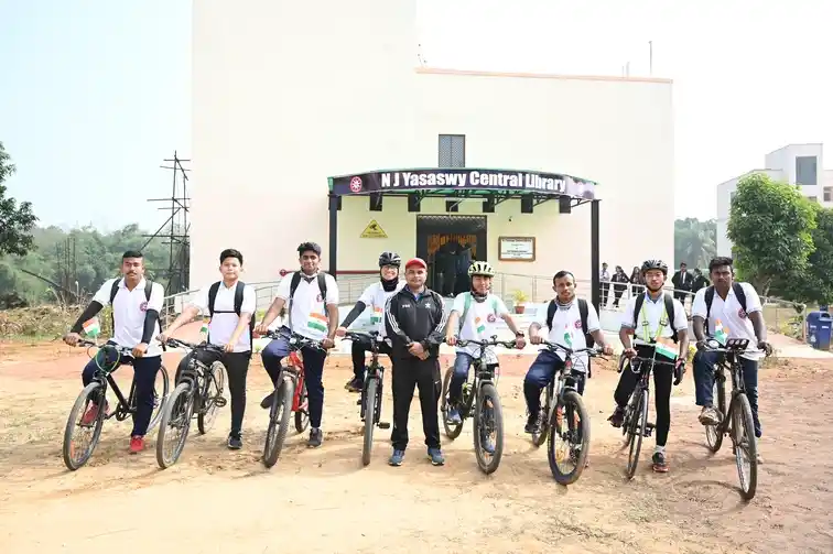 ICFAI University Tripura Cycling