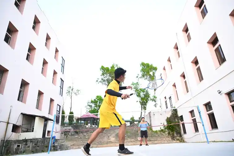 ICFAI University Tripura Badminton Court
